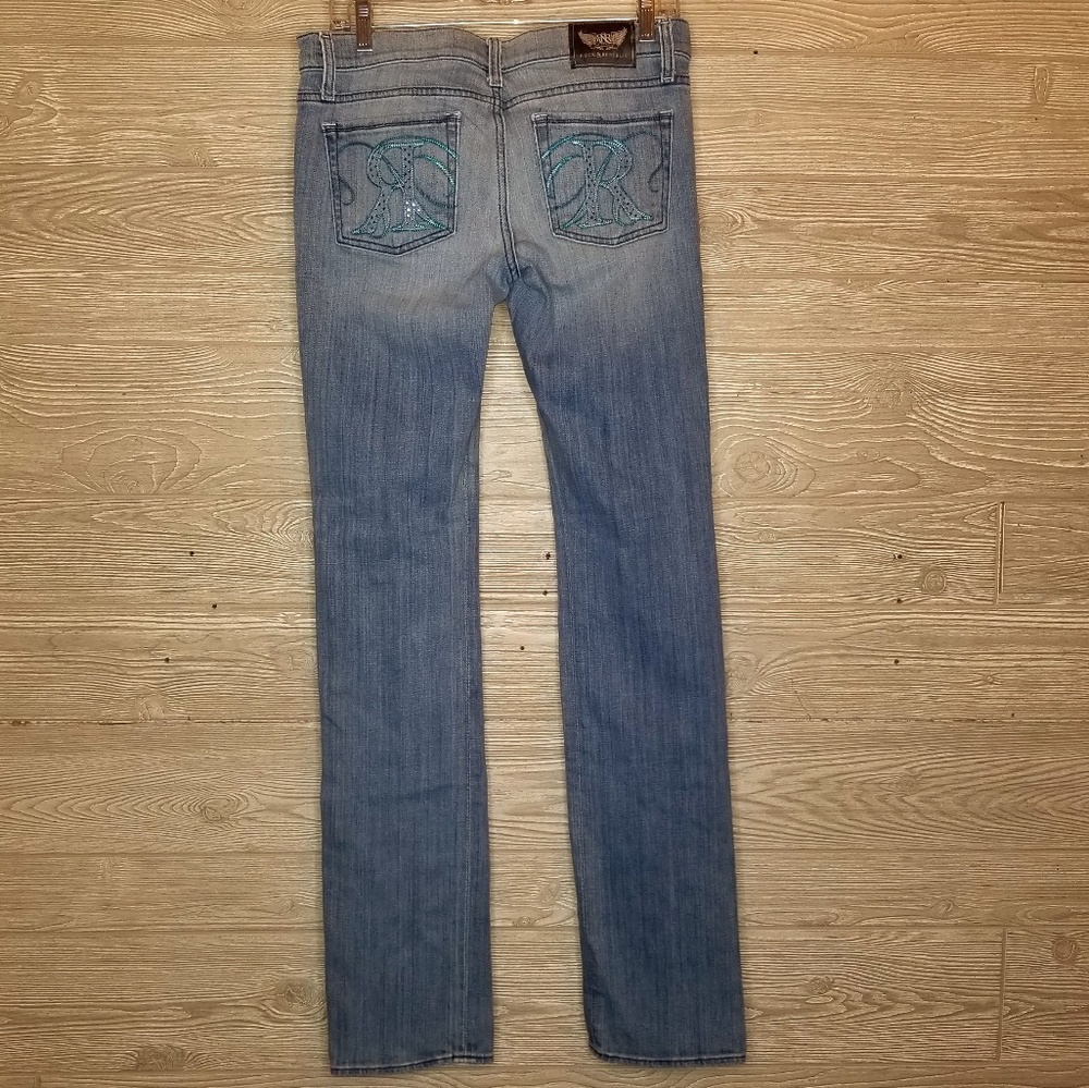 ROCK & REPUBLIC Embellished Jeans size 29 A0033.5